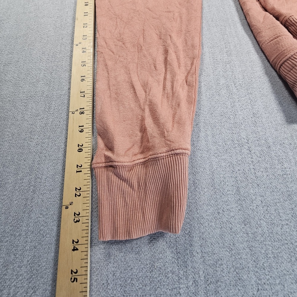 Aerie Women's Orange Sweatshirt Long Sleeve Crew Neck Pullover Sz XL - Picture 13 of 14